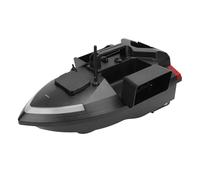 Yanmis Bateau Amorceur RC avec GPS pour la Pêche, Télécommande 500 M, Retour Automatique, Double Moteur, 40 Points de Positionnement, Bateau Amorceur de Pêche à Grande Vitesse avec Projecteurs de
