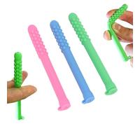 Yanmis Bâtonnets de Reniflard à Croquer 3 Pièces, Bâtonnets D'haleine D'huile Essentielle à Croquer Réutilisables, Améliorent les Habitudes de Morsure et de Tabagisme du Stylo (3PCS)