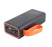 Yanmis Batterie Externe 60 000 MAh à Charge Rapide, Chargeur Portable avec QC4.0 et Lumière LED pour Le Camping, Les Voyages en Plein Air, Batterie d'urgence Haute capacité (Black)