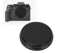 Yanmis Bouchon D'objectif en Métal pour Appareil Photo Fuji X100V X100VI, 56 Mm, Boîtier de Protection Avant floqué, Noir