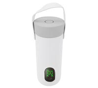 Yanmis Bouilloire électrique de Voyage, Bouilloire Portable 27 000 MAh, ébullition Rapide en 10 Minutes, 350 Ml en Acier Inoxydable avec 6 Réglages de Température pour Voiture, Camping