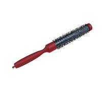Yanmis Brosse à Cheveux Ronde en Rouleau avec évents d'aération, Manche en Bois pour Salon de Coiffure Soyeux et Brillant, Usage Domestique