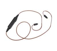 Yanmis Câble Adaptateur Bluetooth pour écouteurs, Câble Adaptateur de Remplacement Rechargeable à 2 Broches avec Micro et Contrôle du Volume pour BA10 AS10 pour CCA C10