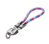 Yanmis Câble de 30 Cm de Type C vers Type C, Câble USB de Charge Rapide et de Transfert de Données 240 W PD avec Boucle de Verrouillage en Alliage de Zinc et Nylon tressé, pour (PINK)