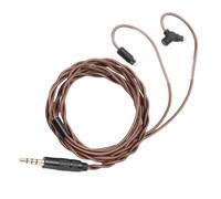 Yanmis Câble de Remplacement pour écouteurs, Fil OFC plaqué or 2 Broches | Microphone détachable, connecteur 3,5 mm à 2 broches, pour ED16 ZSA ES4 ZSR ZST ZS10 ZS5 ZS6 ZS3 ES3, CCA A4 C10 C12 C16