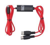 Yanmis Câble de Type C vers MIDI, Adaptateur D'interface MIDI Plug and Play de 1,5 M USB C vers 5 Broches avec 16 Canaux D'entrée, pour Clavier de Musique, Piano vers PC Portable