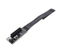 Yanmis Câble D'extension PCIe 4.0 X4 vers M.2 (clé M), Adaptateur SSD NVMe avec Bande Passante de 64 Gbit/s pour Carte D'extension PCIe SSD NVMe Externe