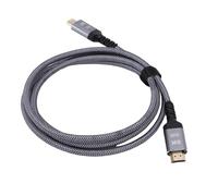 Yanmis Câble D'interface Multimédia HD 8K, Cordon de Jeu Haute Vitesse 48 Gbit/s avec Taux de Rafraîchissement Variable pour PC Portable, Console de Jeu, TV Box, Projecteur 1,8 M