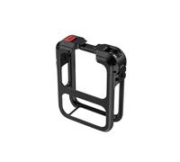 Yanmis Cadre de Protection de Caméra en Alliage D'aluminium CNC, avec Plusieurs Emplacements D'adaptateur, Ouverture Latérale du Microphone, Cadre Creux Inférieur, Trou de Vis Gauche