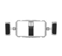 Yanmis Cage de Téléphone Universelle, Kit de Montage Vidéo pour Smartphone avec Poignées, Stabilisateur de Boîtier de Tournage de Films Portatif pour Téléphones d'une Largeur de 6,35 à