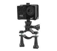 Yanmis Caméra d'action 4K, Caméra de Sport étanche, Grand Angle à 170 °, Stabilisation Multi-axe DV, Caméra d'action à Vélo avec Accessoires de Montage pour Extérieur