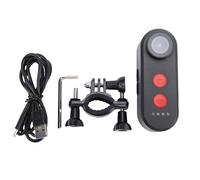 Yanmis Caméra de Recul pour Vélo avec Feu Arrière, Caméra d'action Anti-secousse Grand Angle 1080P HD 140° avec Support de Tube de Selle, étanche IPX6, 5000 MAh Rechargeable