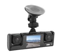 Yanmis Caméra de Tableau de Bord 4 Canaux pour Voitures, Couverture Complète Panoramique à 360°, Enregistrement HD 1080p, Vision Nocturne, Enregistrement en Boucle, Caméra de Tableau de
