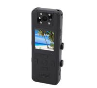 Yanmis Caméra Vidéo Corporelle, Caméra Portable à Clip Magnétique et Arrière avec Trou de Vis de Support de 1/4 Pouce Standard, Enregistrement de Boucle, Affichage de 1,5 Pouce, pour