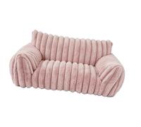 Yanmis Canapé-lit pour Chiens et Chats de Petite Taille, canapé Doux avec Dossier pour Un Confort Toute L'année, Design Ergonomique, 1 unité (S 60 * 45 * 20 cm)