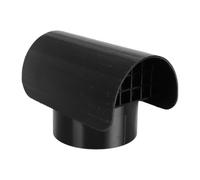 Yanmis Capuchon d'aération Anti-radon PETG Noir pour Tuyau d'échappement de 7,6 Cm, Programme 40 avec Tamis en Maille, Empêche les Débris, Remplacement Universel pour Conduit 'aération de Toit, CVC