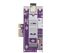 Yanmis Carte Adaptateur PCIe 5.0 vers M.2 NVMe, Transfert de Données Haute Vitesse 128 Gbit/s avec Fonction de Réveil par Démarrage à Distance, pour Les Utilisateurs de PC de Bureau et