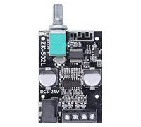 Yanmis Carte Amplificateur de Puissance Bluetooth ZK-502L, Module Amplificateur Audio Numérique Compact pour Haut-parleurs, Compatible 5-24 V, Conception Acrylique