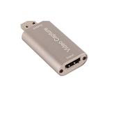 Yanmis Carte de Vidéo 4K 60 Hz vers USB 3.0, Dispositif d'enregistrement en Streaming en Direct, Prise en Charge de la Sortie 1080P pour OBS VLC Amcap, Plug and Play pour Les Jeux, DVD,