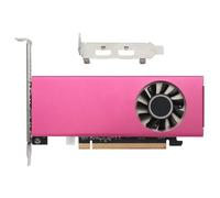 Yanmis Carte Graphique de Bureau 4G DDR5, Carte Graphique D'ordinateur 128 Bits, Module de Refroidissement intégré avec Interface Multimédia HD