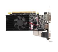 Yanmis Carte Graphique GT 730, Carte Graphique GPU de Jeu GDDR3 64 Bits 810/1000 MHz PCI Express 2.0, HDMI VGA DVI avec Ventilateur de Refroidissement pour Bureau et Jeux sur PC