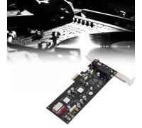 Yanmis Carte Son PCIE, avec Carte Son Interne ES9018K2M DAC HiFi pour Prise en Charge Android SSS1700 Fibre Optique Coaxiale Numérique Rapport Signal/Bruit 100 DB