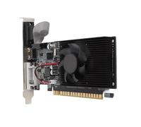 Yanmis Carte Vidéo Informatique, 1 Go DDR3 64 Bits 589 MHz Mémoire, Core 500 MHz, Carte Graphique DVI VGA avec Interface Multimédia à Faible Bruit et HD pour Le Travail