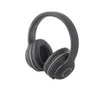 Yanmis Casque Bluetooth sans Fil sur l'oreille avec Microphone, Casque Pliable Antibruit 5.1, Pilote 40 Mm, Basses Profondes, Compatible avec Les Appareils iOS (Black)