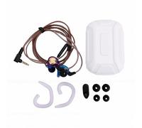 Yanmis Casque de Jeu Filaire, écouteurs IEM avec Micro, écouteurs Filaires 3,5 Mm, Son HiFi Deep Bass avec Pilote Dynamique de 1 Mm pour Les Jeux de Musique Vidéo (Colorful)