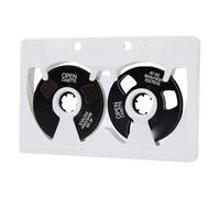 Yanmis Cassette Vierge Bobine à Bobine, Bande D'enregistrement Double Face de Type I à Biais Normal de 50 Minutes pour la Musique, avec Coque en ABS et Roues en Alliage D'aluminium