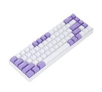Yanmis Clavier Mécanique, 60% RVB Triple Mode BT 2,4 G Type C Filaire WL, 68 Touches, Clavier de Jeu à Commutateur Rouge, échangeable à Chaud pour pour Android, pour iOS, pour