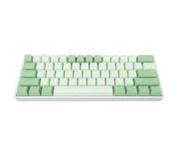 Yanmis Clavier Mécanique sans Fil K33, Triple Mode BT5.0/2,4 GHz/USB - C personnalisé, Design Compact à 61 Touches Offrant des Modes de Rétroéclairage RVB pour la Programmation de (Green)