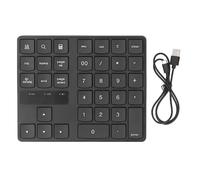 Yanmis Clavier Numérique Compact 2,4 GHz, Portable, 35 Touches, Clavier Numérique sans Fil, Réponse Rapide pour Ordinateur Portable, Feuilles de Calcul, comptabilité, Finance