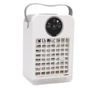 Yanmis Climatiseur Portable 4 en 1, Refroidisseur D'air par évaporation Portable avec 3 Vitesses, 7 Couleurs de Lumière, Minuterie de 2 à 8 Heures, Grand Réservoir D'eau de 700 Ml,