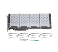 Yanmis Composants Internes Informatiques, Carte D'adaptateur NVME SSD, Prise en Charge du Disque Dur PCIe 4.0 X4, U.2 ou 2,5 Pouces, avec PCIe4.0 Compatible en Arrière, pour Les