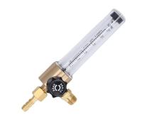 Yanmis Compteur de Gaz, Entrée de Filetage Conique NPT1/4-18 en Cuivre Robuste de 1 à 25 L, Régulateur de Gaz Industriel Précis à Bille Flottante pour Laboratoire d'air Marin CO2 Argon