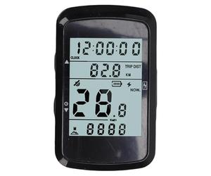 Yanmis Compteur de Vélo GPS sans Fil, Compteur Kilométrique de Vélo LCD 2,4 Pouces, de Vitesse, Rétroéclairage Automatique, Tracker de Cyclisme étanche avec Autonomie de 28 Heures, Calibrage de