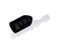 Yanmis Compteur TDS en Ligne Moniteur Précis avec Affichage LED | Testeur de qualité de l\'eau, compteur de mesure PPM, connexion rapide de 1/4 pouces, pour système RO, Aquarium, culture