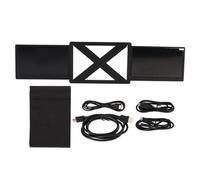 Yanmis Conception à Double écran, Support Réglable, 1080P FHD IPS, Grand Angle de de 178°, Plug and Play, Portable et Compact, 11,6 X 2, pour Ordinateurs Portables de 12,1 à 17