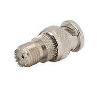 Yanmis Convertisseur Adaptateur BNC Mini UHF vers JK, en Laiton é Durable, pour Applications D'antenne et de Radio, 50 Ohms, 2 Pièces