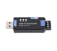 Yanmis Convertisseur USB vers RS485 RS232, Adaptateur Industriel Bidirectionnel Semi-Duplex Série CH343G, Communication Stable, Fusible Réinitialisable, Protection ESD