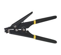 Yanmis Cravate à Fermeture éclair avec Tension Réglable et Bonne durabilité, Adaptée au Resserrement et à la Coupe des Liens de Câbles, pour la Construction Nationale du Réseau et le Travail (BLACK)