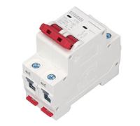 Yanmis Disjoncteur de Circuit Miniature DC Fiable 50A DZ47 63Z C50 2P pour les Fournitures de Système Solaire PA66 1PC