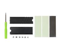 Yanmis Dissipateur Thermique NVMe M.2 pour Ordinateur Portable, Dissipateur Thermique en Alliage D'aluminium Antirouille avec Coussin Thermique en Silicone, Dissipateur Thermique Stable