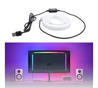 Yanmis Éclairage de la Bande LED de L'ordinateur, Lumière de Synchronisation D'écran RVB 54 LEDs, Synchronisation avec Votre écran, Configuration Rapide, Modes D'éclairage Polyvalent,