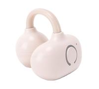 Yanmis Écouteur à Clip Unique, Bluetooth 5.4, 10 Heures de Lecture (Beige) | ABS et PC, IPX5, Pilote 16 Mm, Portée 10 M, Déplacements Sportifs, Téléphones Tablettes Ordinateurs Portables Téléviseurs,