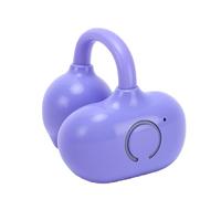 Yanmis Écouteur à Clip Unique, Bluetooth 5.4, 10 Heures de Lecture (Purple) | ABS et PC, IPX5, Pilote 16 Mm, Portée 10 M, Déplacements Sportifs, Téléphones Tablettes Ordinateurs Portables Téléviseurs,