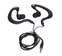 Yanmis Écouteurs de Natation, étanches IP68 avec Prise 3,5 Mm, Fiches D'écouteurs Plaquées Or, Cordons Plus Courts pour la Natation, la Course, Le Surf, la Salle de Sport (Black)