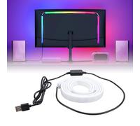 Yanmis Écran de la Bande LED de L'ordinateur, Rétro-éclairage de Synchronisation de L'écran PC LED pour Affichage PC de 32 Pouces, Synchronisation avec écran ou Musique, 16 Millions de