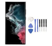 Yanmis Écran de Remplacement pour S22 Ultra 5G SM S908U SM S908U1 SM G908A SM S908W, 6,8 Pouces, écran Tactile Numériseur avec Digitale du Cadre, Version Américaine